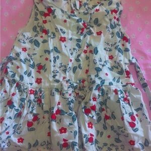 Floral Kids Sleeveless Top